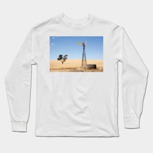 Wind driven water pump South Australia Long Sleeve T-Shirt